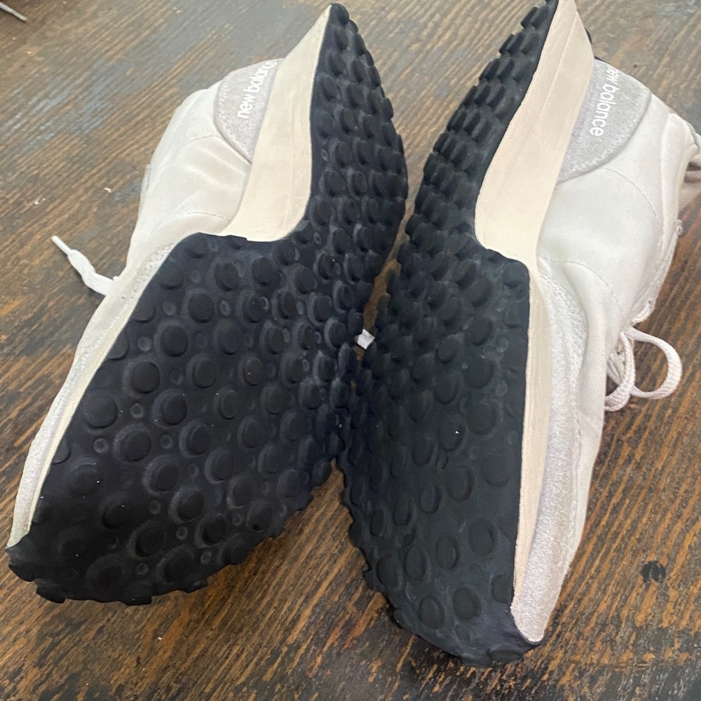 New Balance White and Black Women's Athletic Sneakers - Picture 4 of 4